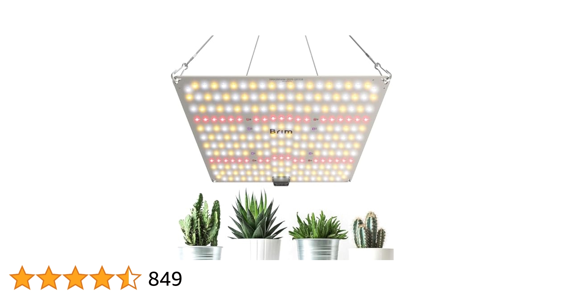 brim ブリム 植物育成ライト 45W LED PL-A [4個セット] Amazon.co.jp: 【公式】BRIM(ブリム) PANEL A 植物育成ライト